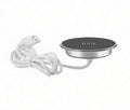 15w black built-in desk qi wireless charger
