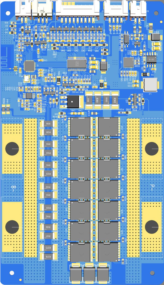 4S - 8S 100A 120A 150A 200A LiFePO4/NMC Passive Balance Software BMS