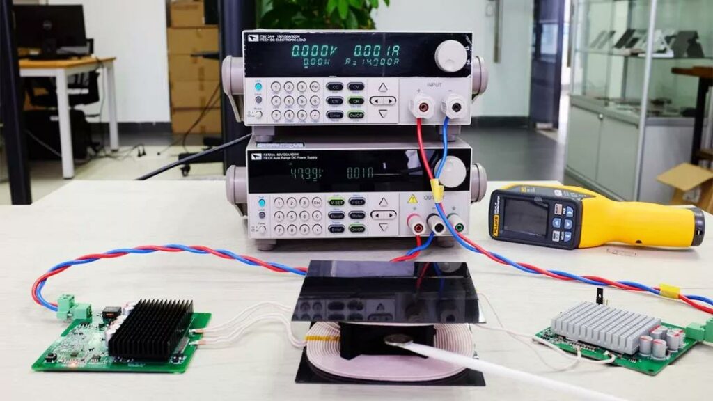 FOD test of 2000w wireless charger