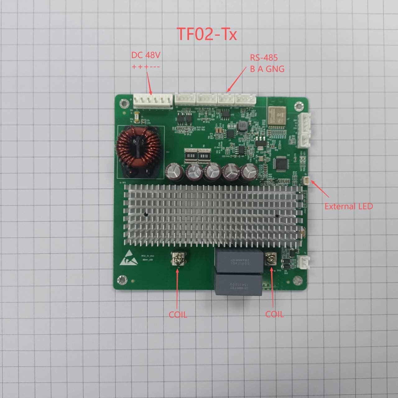 800W Industrial Wireless Charging Module | 54.2V 15A | OEM