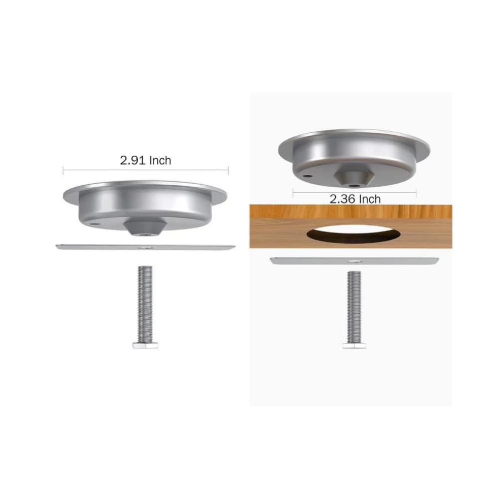 built-in wireless charger hole size 60mm
