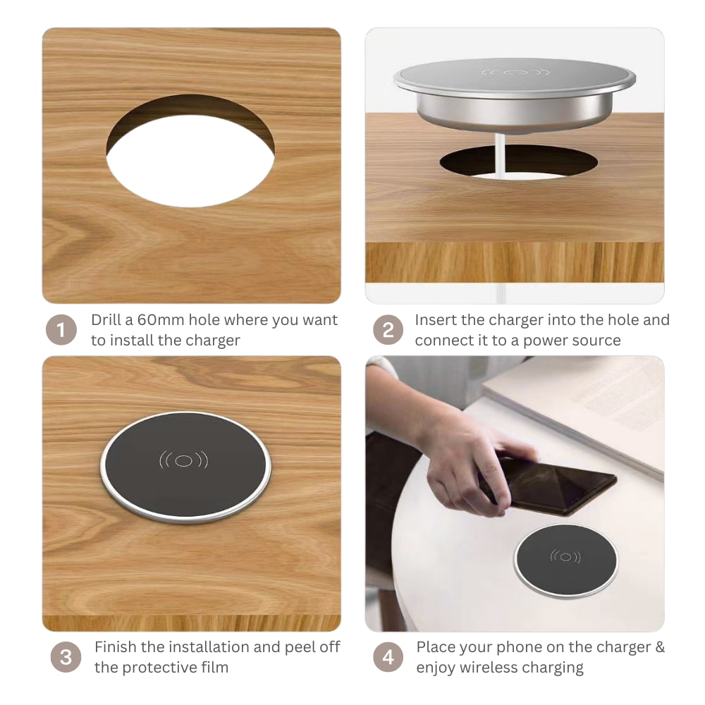 built in wireless charger installation guide
