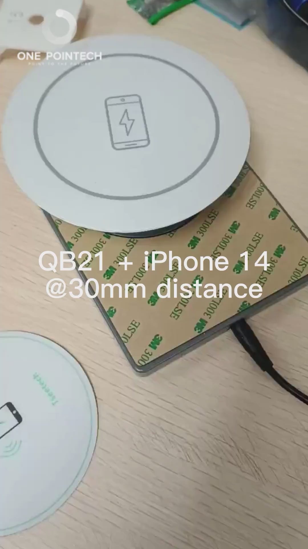 Under Table Wireless Charger QB21 Pro